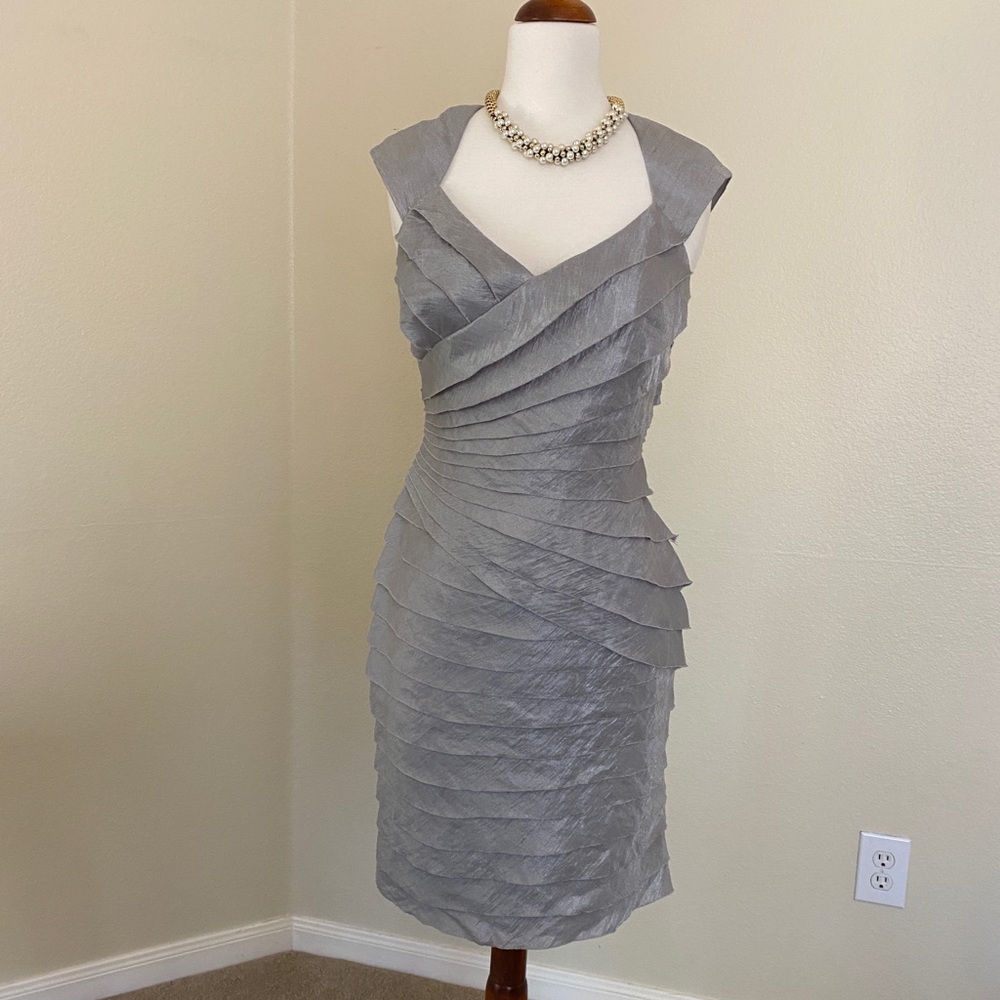 Elegant Silver Formal Dress